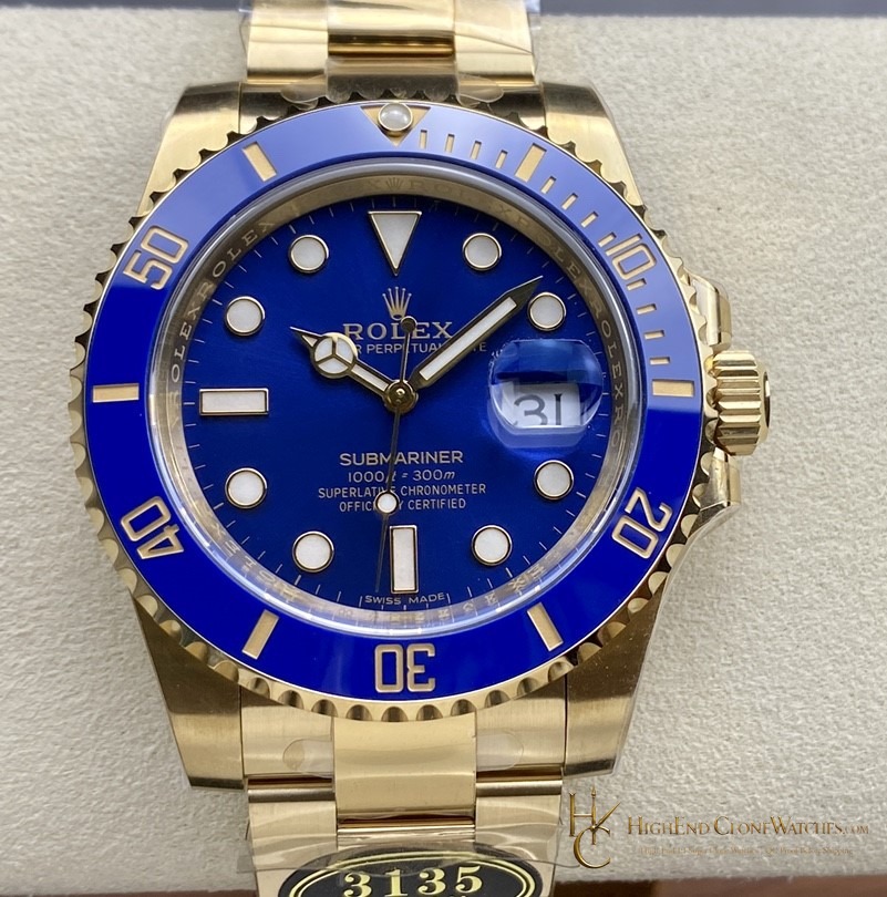 Rolex Submariner 126618LB front view super clone watch