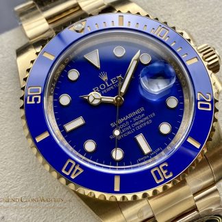Rolex Submariner 126618LB angled dial view super clone watch
