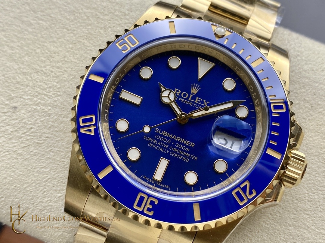 Rolex Submariner 126618LB dial and marker detail super clone watch