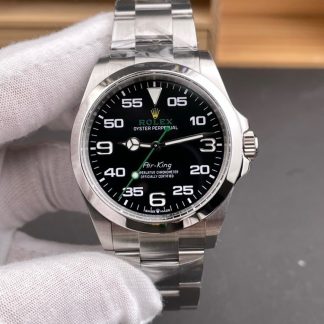 Rolex Air-King 126900 front view super clone watch