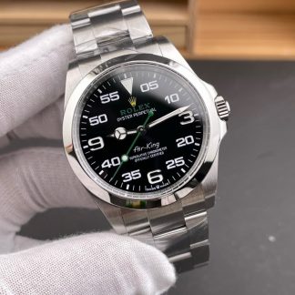 Rolex Air-King 126900 angled dial view super clone watch