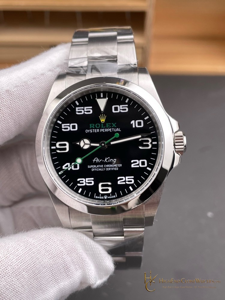 Rolex Air-King 126900 dial and marker detail super clone watch
