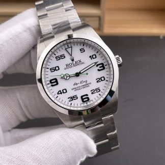 Rolex Air-King 116900-3230 angled dial view super clone watch