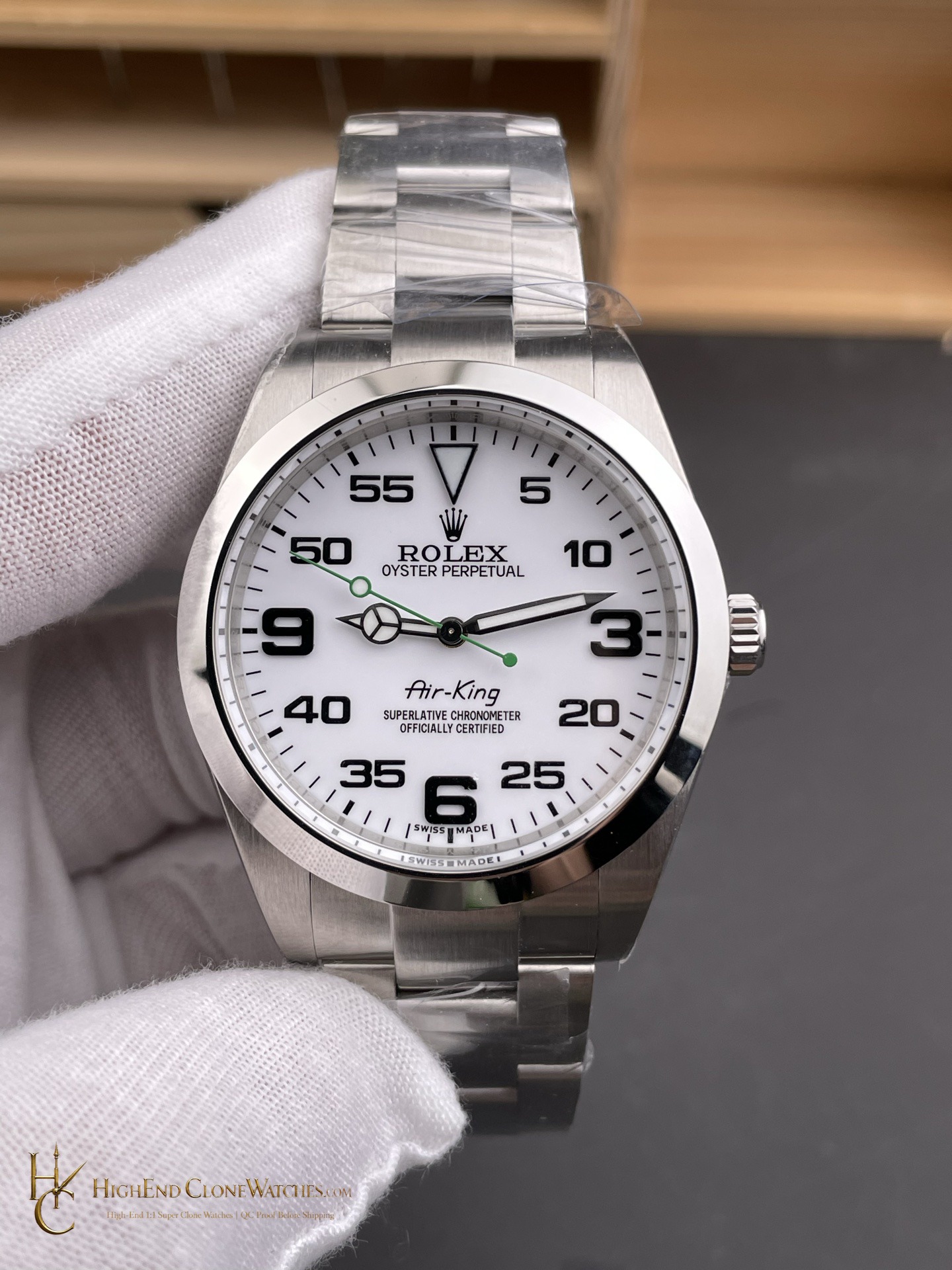 Rolex Air-King 116900-3230 dial and marker detail super clone watch