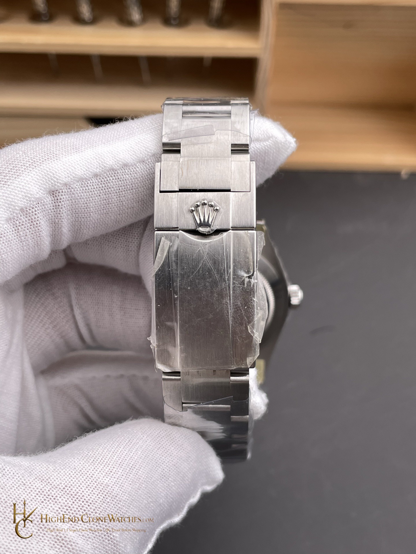 Rolex Air-King 116900-3230 buckle or clasp detail super clone watch