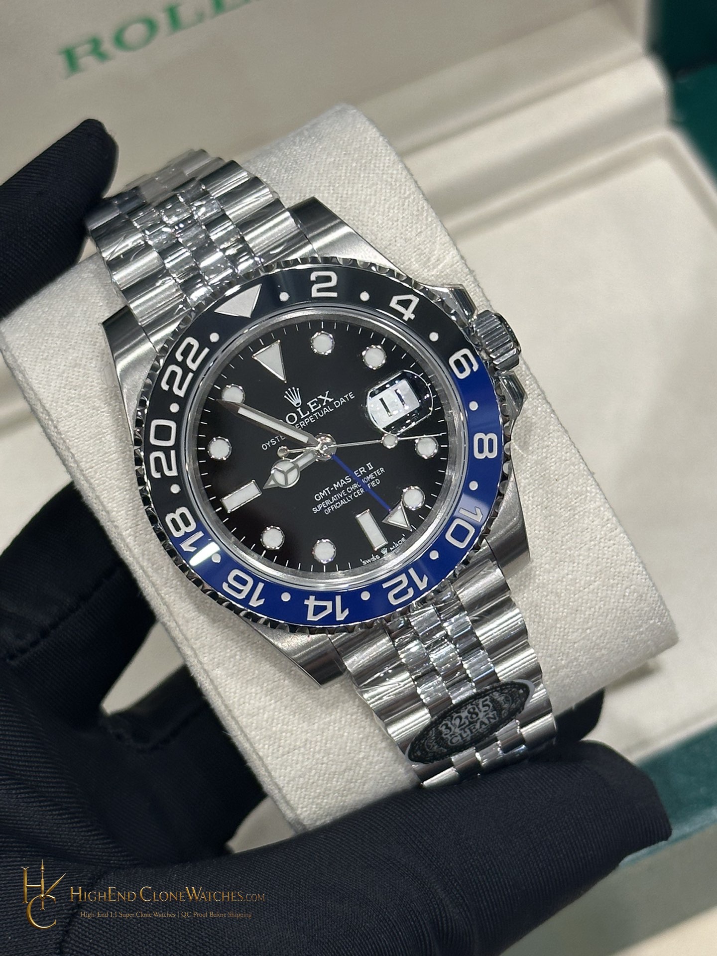 Rolex GMT-Master II 126710BLNR movement detail super clone watch