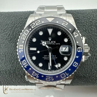 Rolex GMT-Master II 126710BLNR front view super clone watch