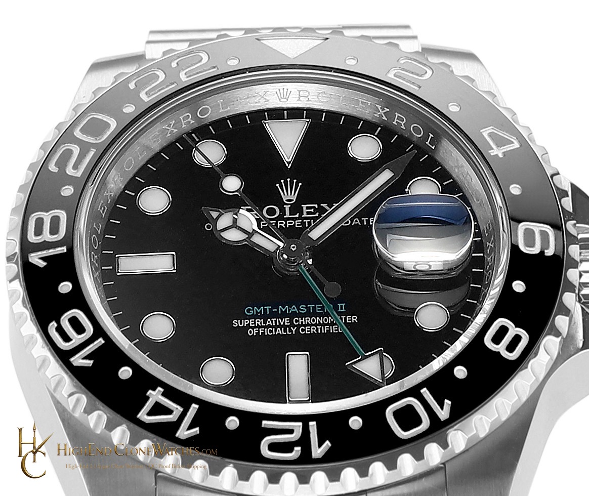 Rolex GMT-Master II 126710GRNR side case profile super clone watch