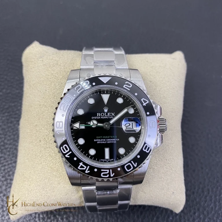 Rolex GMT-Master II 126710GRNR front view super clone watch