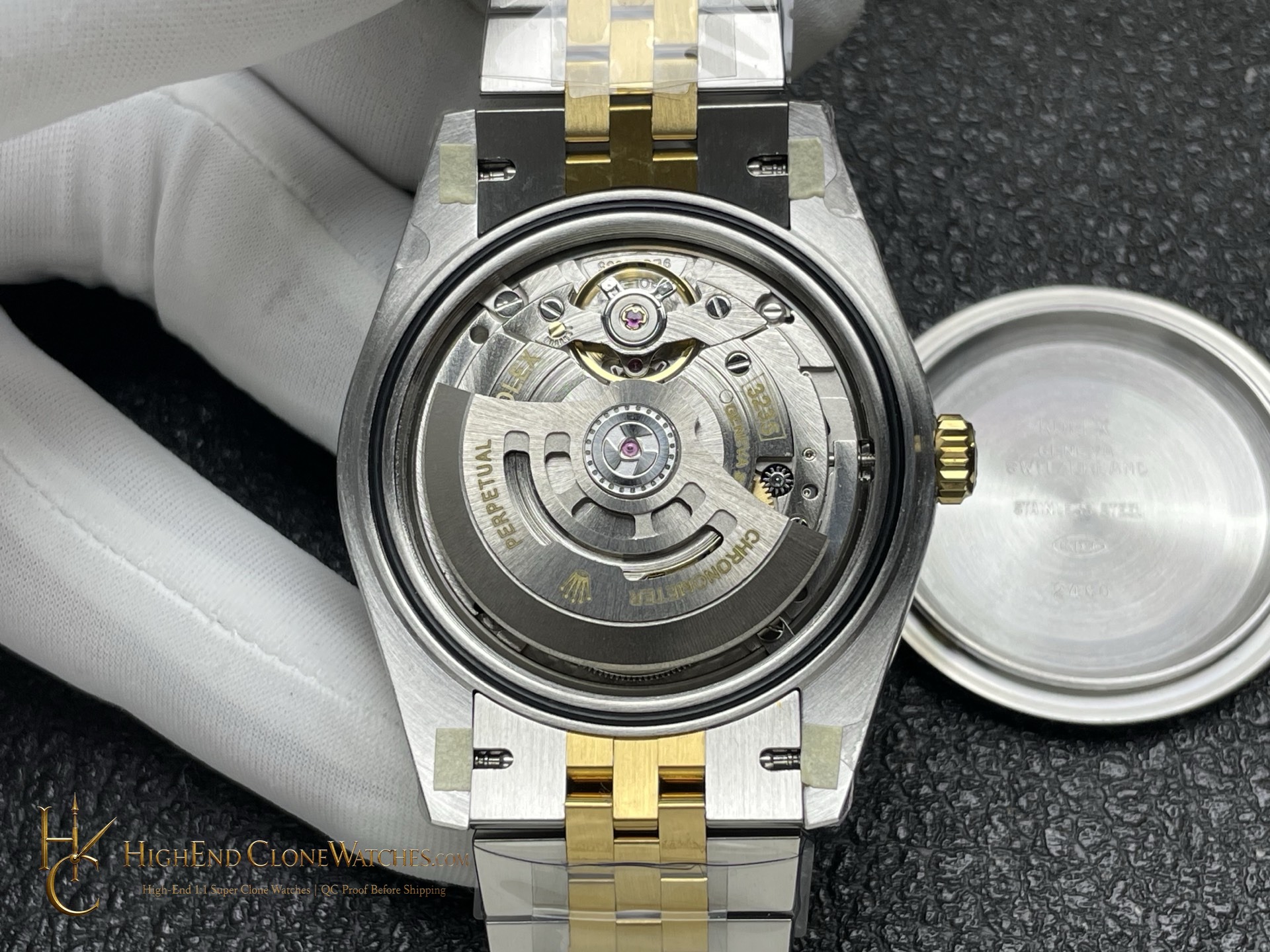 Rolex Datejust 126333 buckle or clasp detail super clone watch
