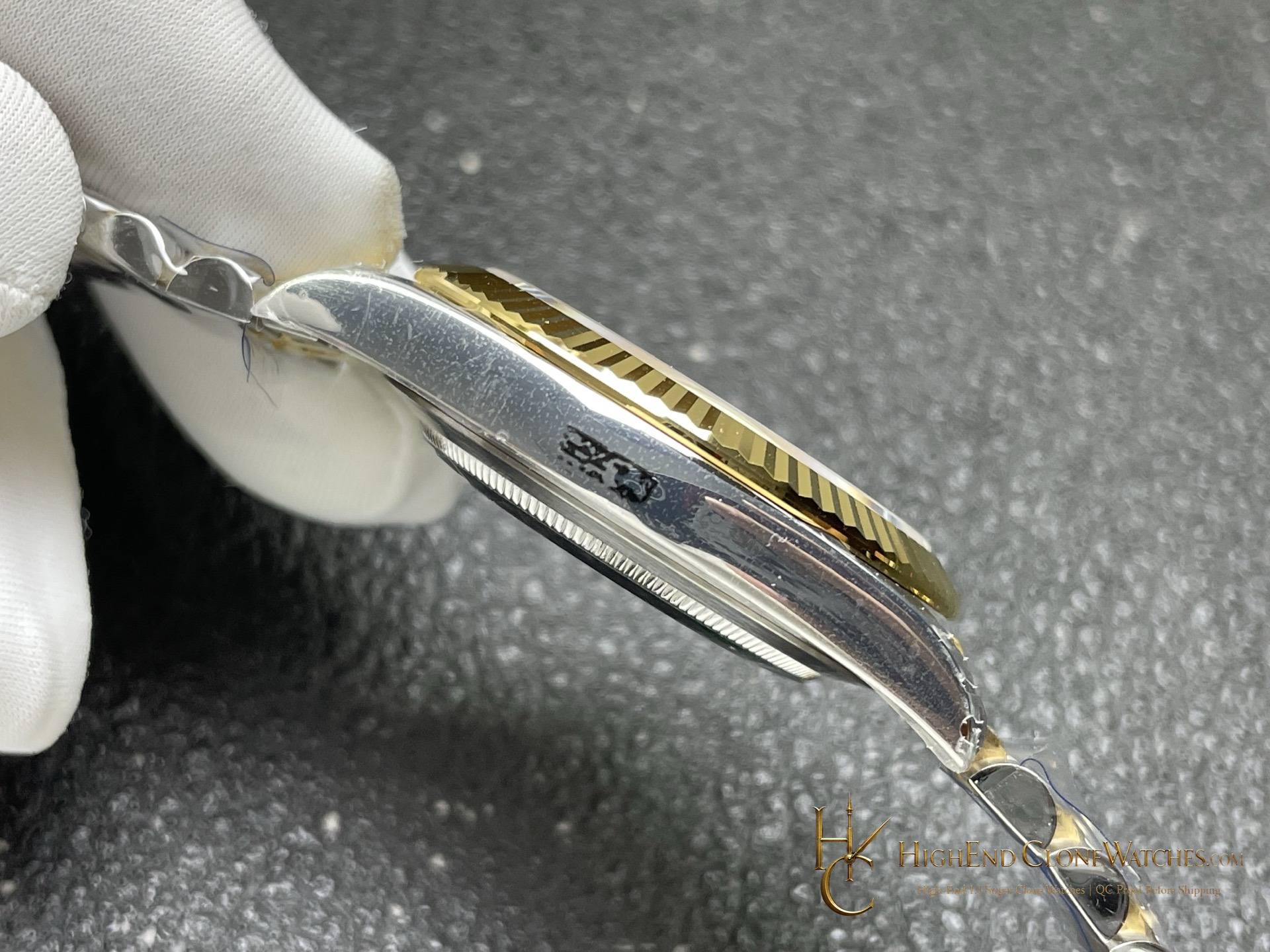 Rolex Datejust 126333 caseback view super clone watch