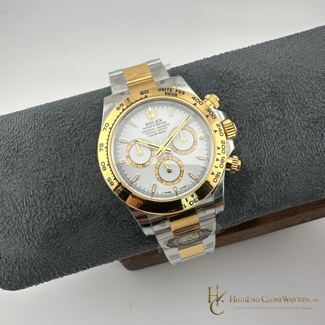 Rolex Daytona 126503-0001 bezel detail super clone watch
