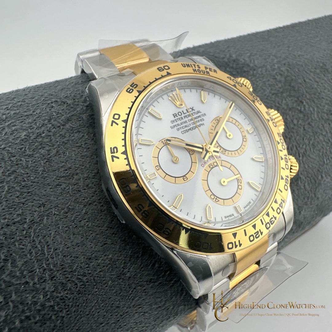 Rolex Daytona 126503-0001 crown and case detail super clone watch