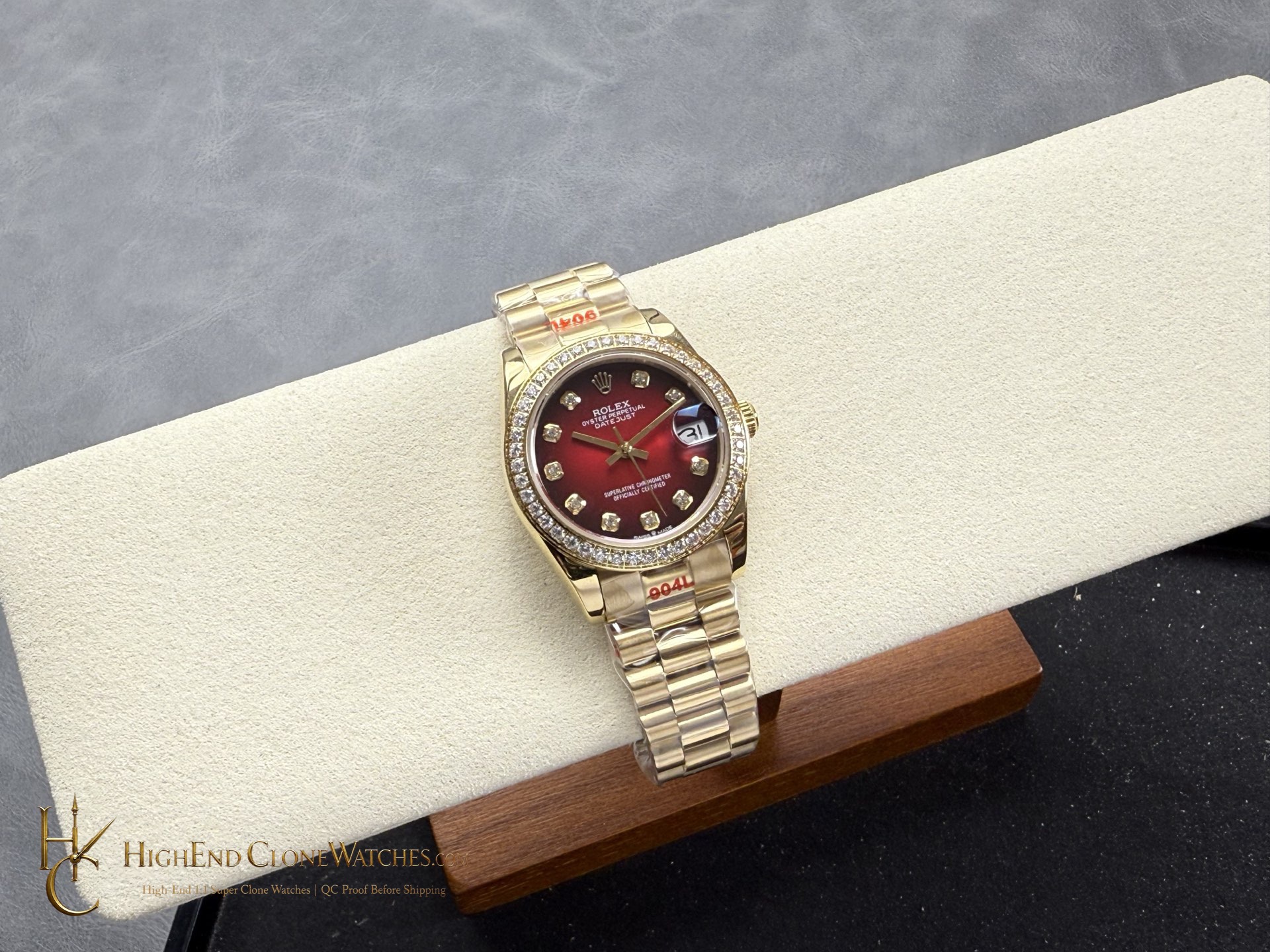 Rolex Datejust 278288RBR movement detail super clone watch