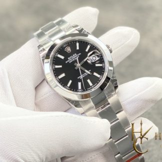 Rolex Datejust M126300-0011 angled dial view super clone watch