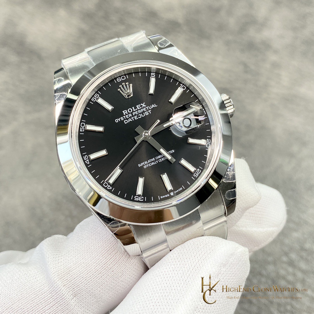 Rolex Datejust M126300-0011 dial and marker detail super clone watch