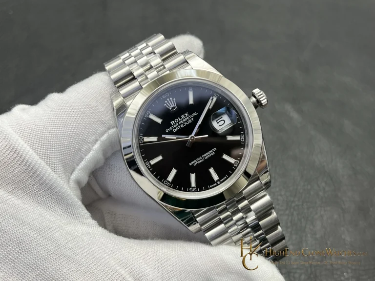 Rolex Datejust 126300-0012 front view super clone watch
