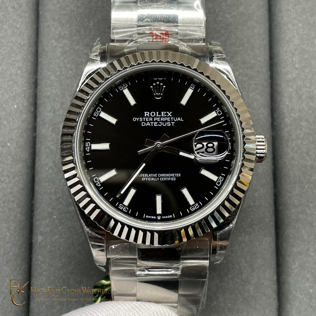 Rolex Datejust 126334-0017 front view super clone watch
