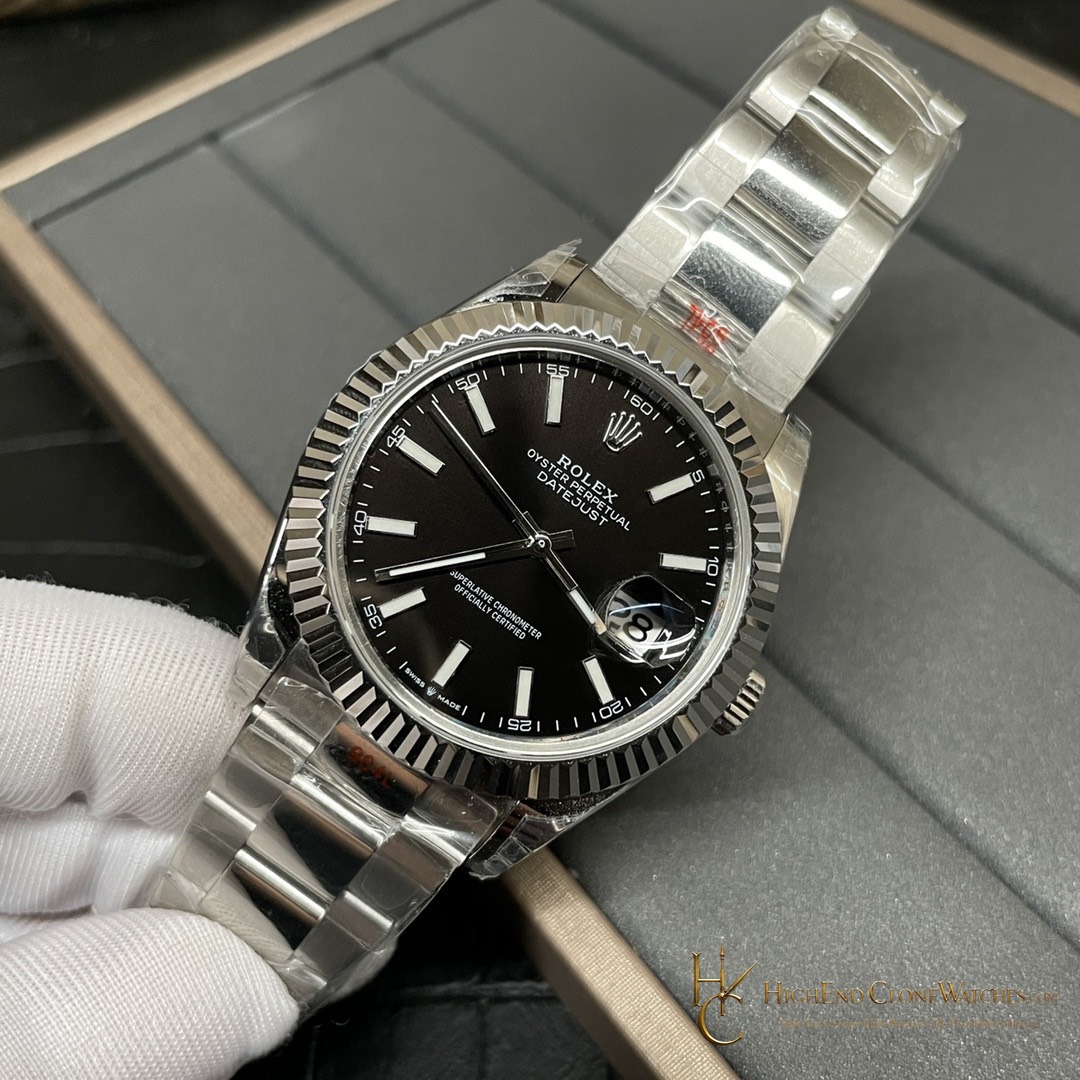 Rolex Datejust 126334-0017 side case profile super clone watch