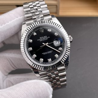 Rolex Datejust 126334-0012 angled dial view super clone watch