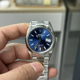 Rolex m126200-0006 DateJust 36 front view super clone watch