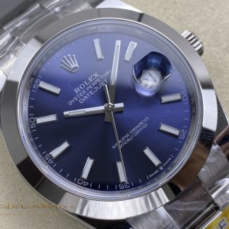 Rolex Datejust 126300 angled dial view super clone watch