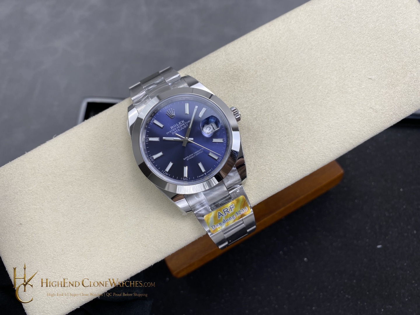 Rolex Datejust 126300 bezel detail super clone watch