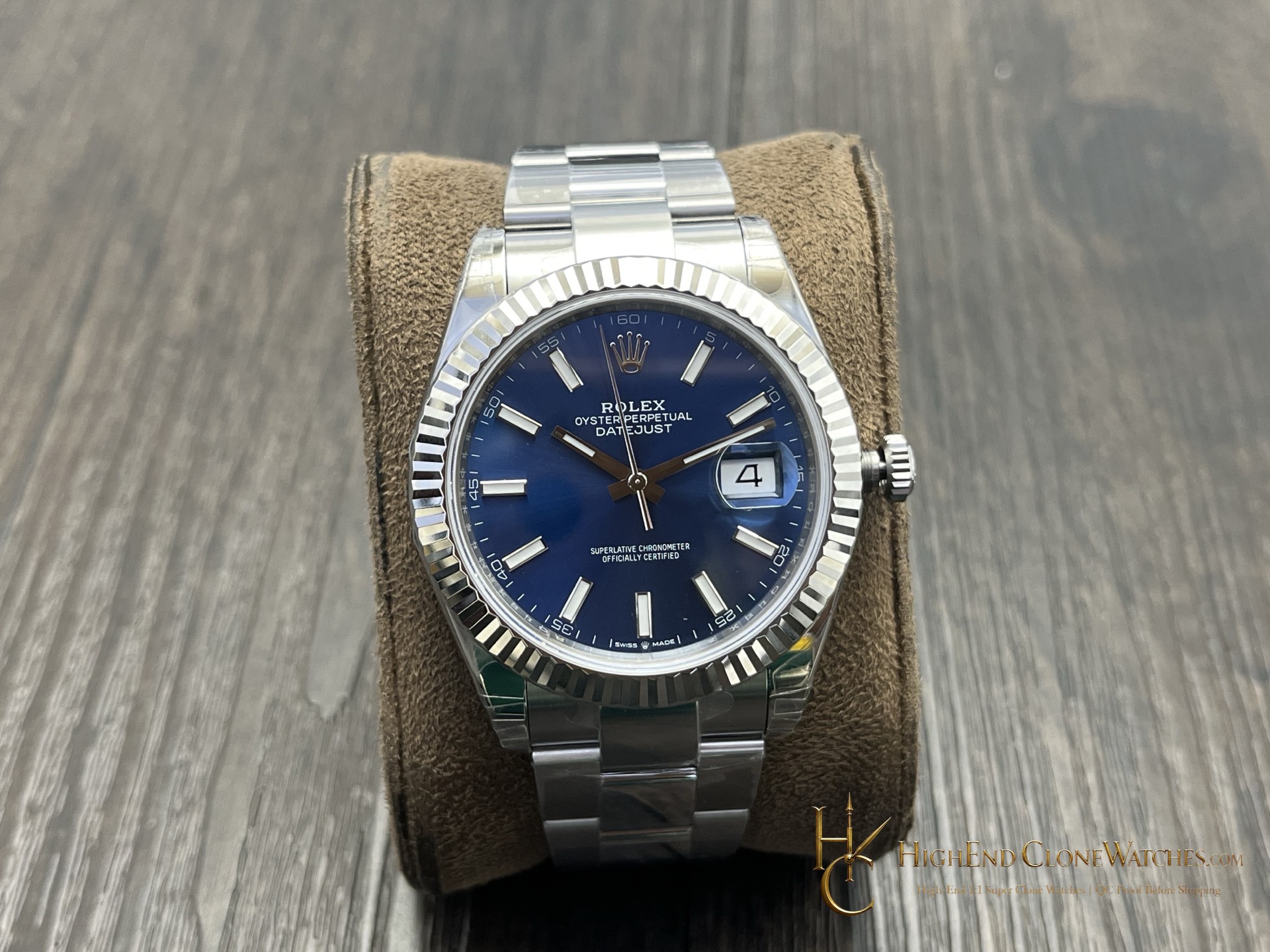 Rolex Datejust 126334-0001 front view super clone watch