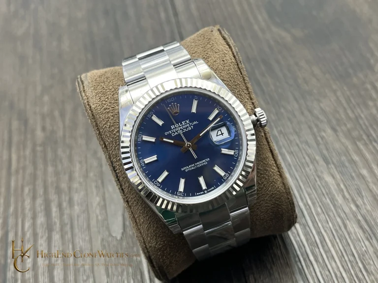 Rolex Datejust 126334-0001 angled dial view super clone watch