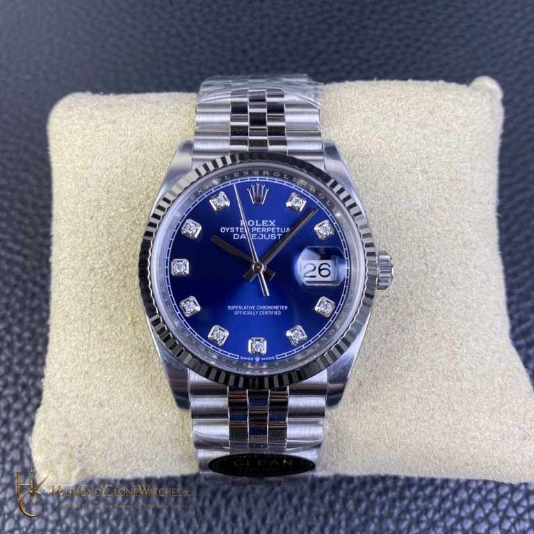 Rolex Datejust M126234 0037 front view super clone watch