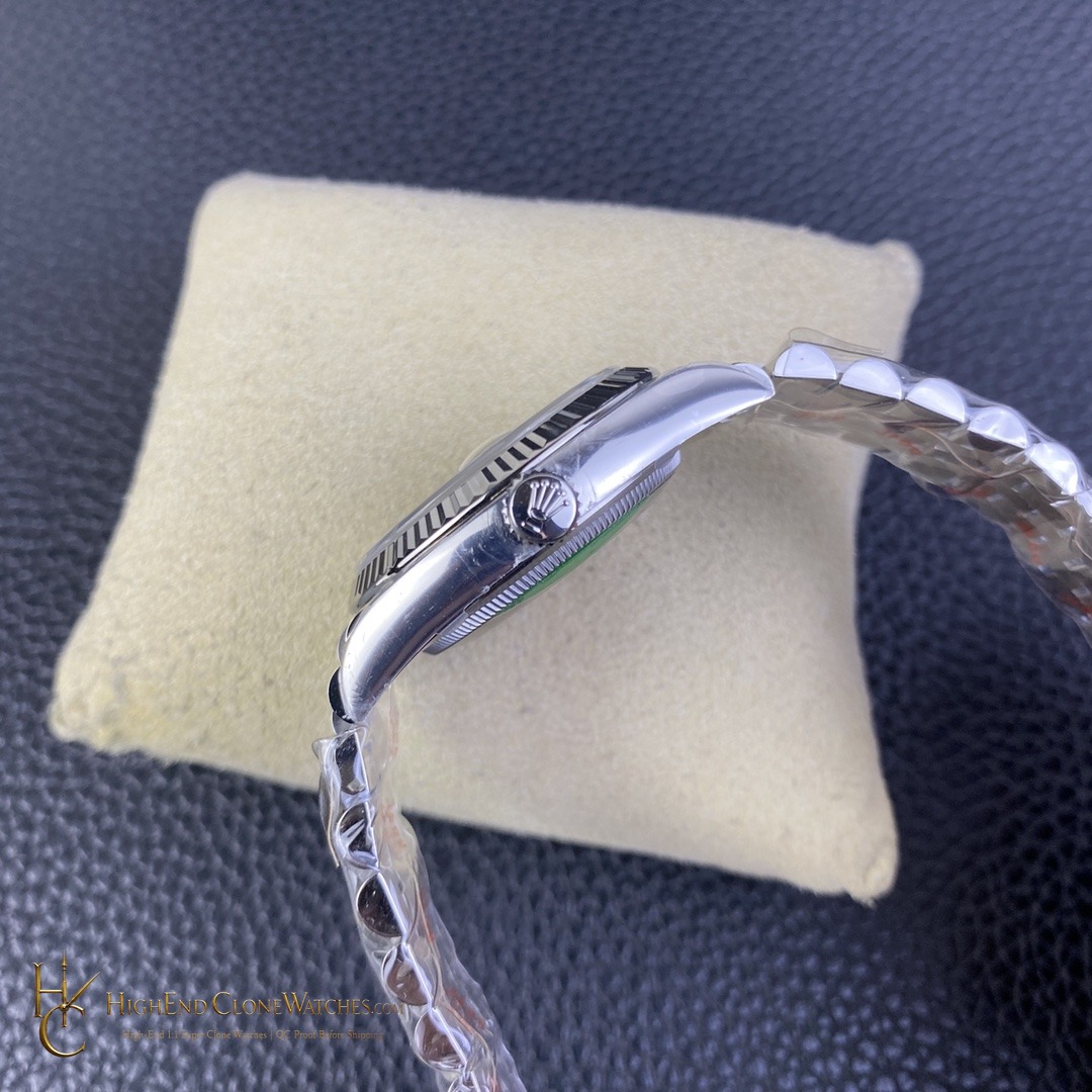 Rolex Datejust M126234 0037 crown and case detail super clone watch