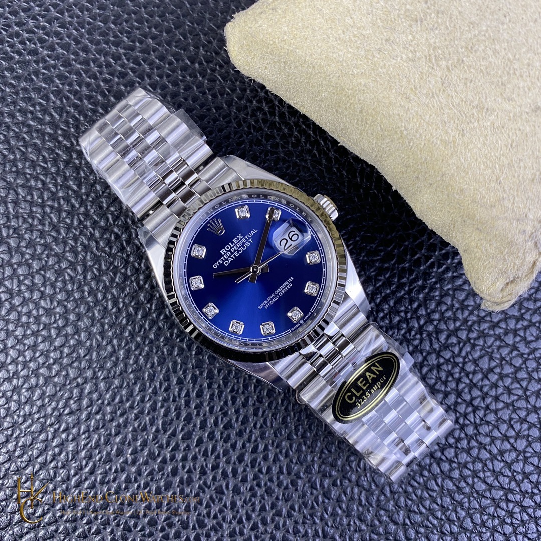 Rolex Datejust M126234 0037 caseback view super clone watch
