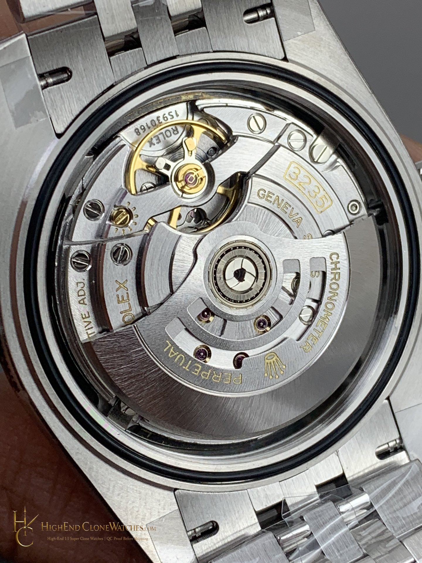 Rolex Datejust M126334 side case profile super clone watch