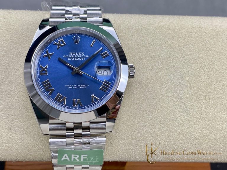 Rolex Datejust 126300-0018 front view super clone watch