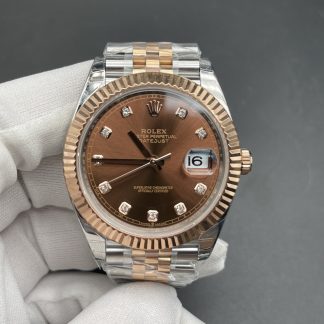Rolex Datejust M126331-0004 front view super clone watch