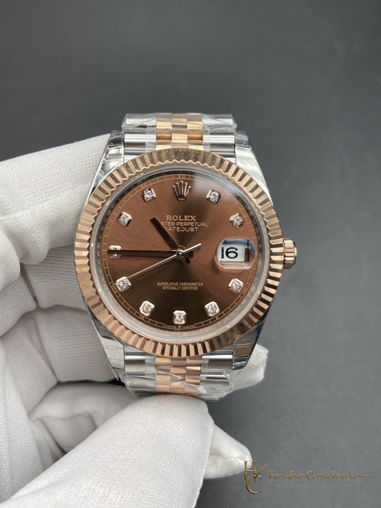 Rolex Datejust M126331-0004 front view super clone watch