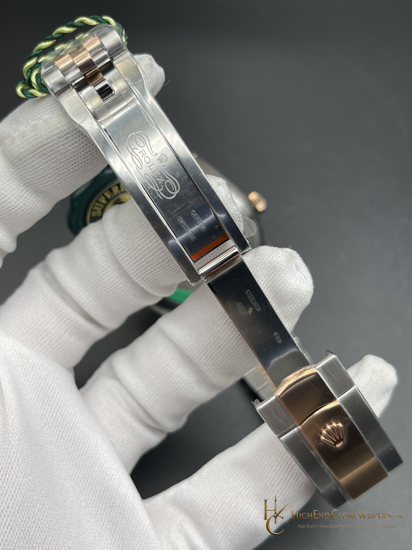 Rolex Datejust M126331-0004 caseback view super clone watch