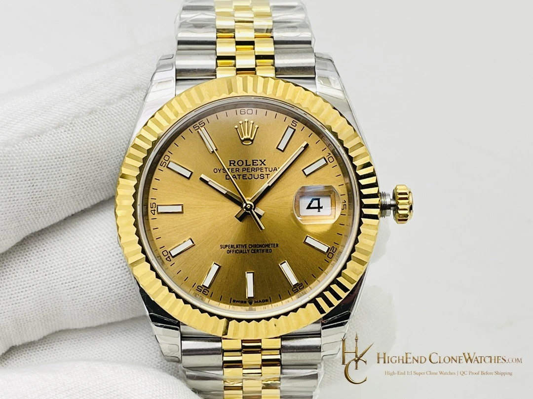 Rolex Datejust 126333-0010 front view super clone watch