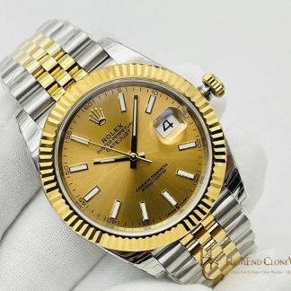 Rolex Datejust 126333-0010 angled dial view super clone watch