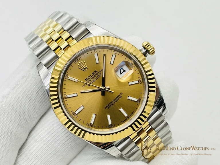 Rolex Datejust 126333-0010 angled dial view super clone watch