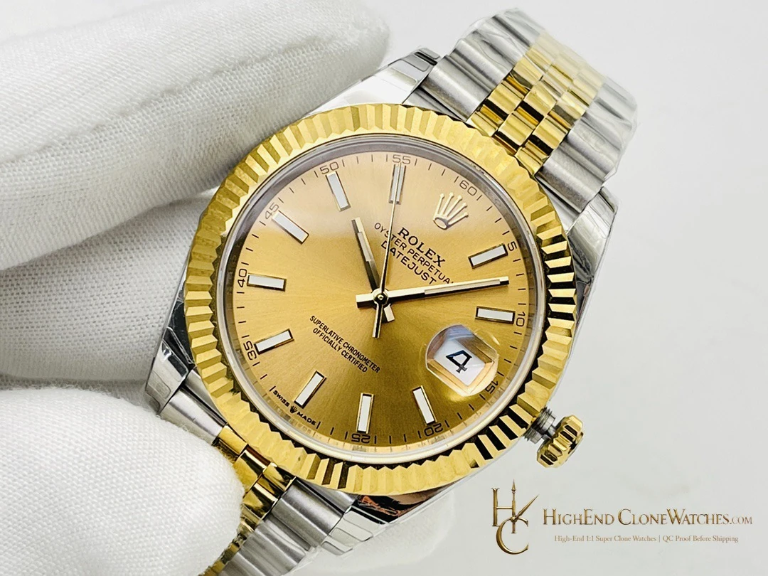 Rolex Datejust 126333-0010 dial and marker detail super clone watch