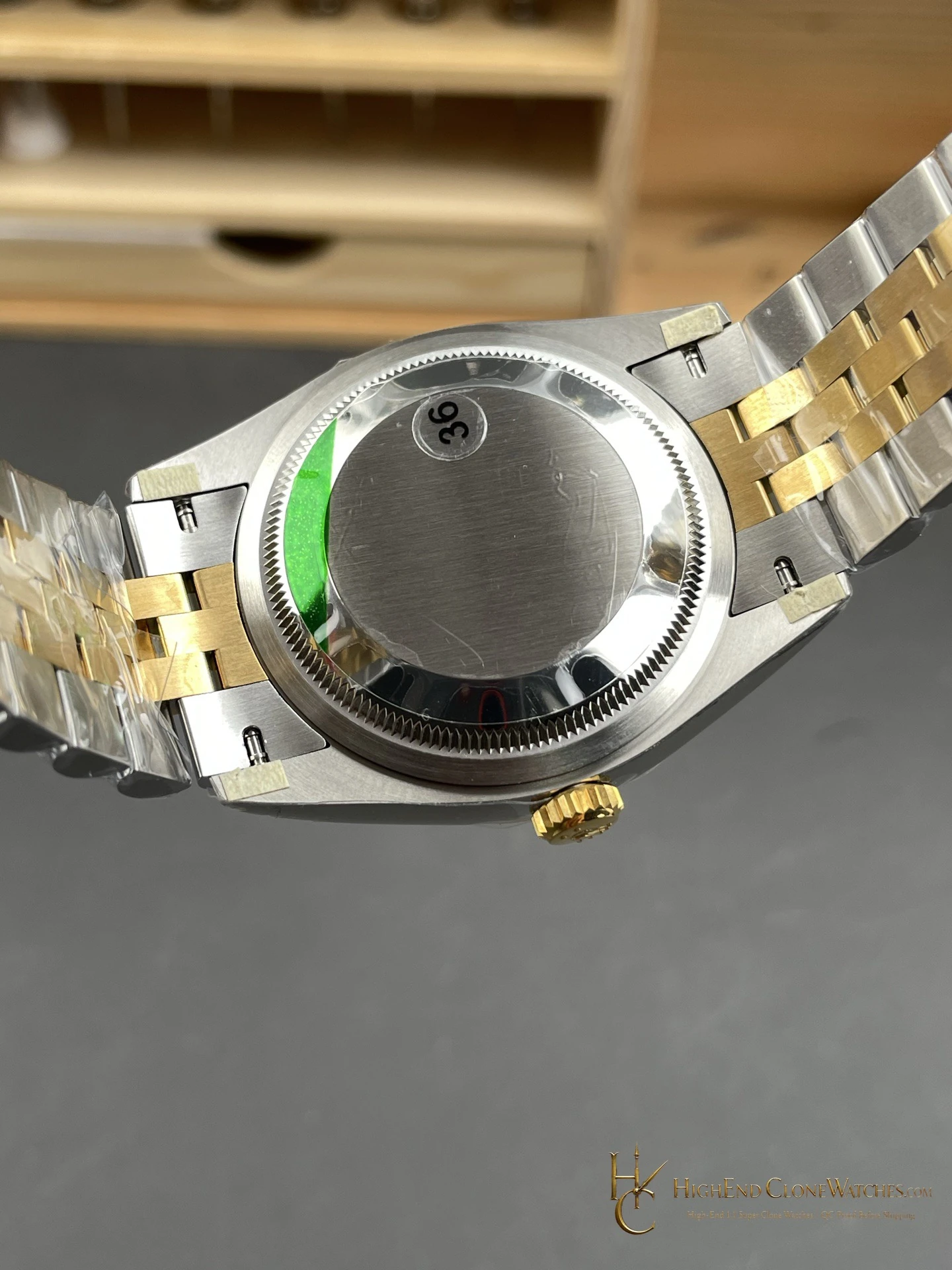 Rolex Datejust 36 m126233-0015 movement detail super clone watch