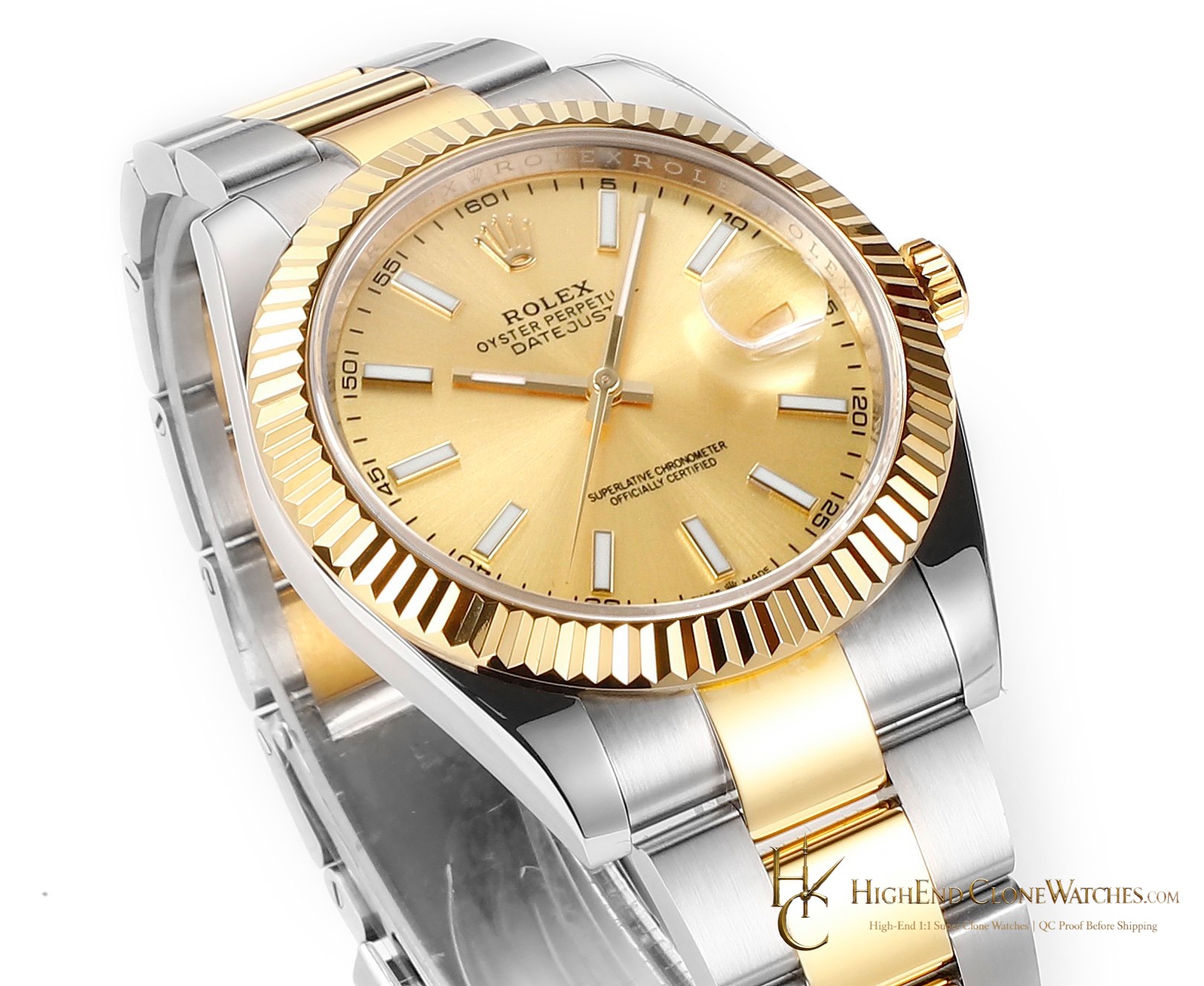 Rolex Datejust 126333-0009 dial and marker detail super clone watch