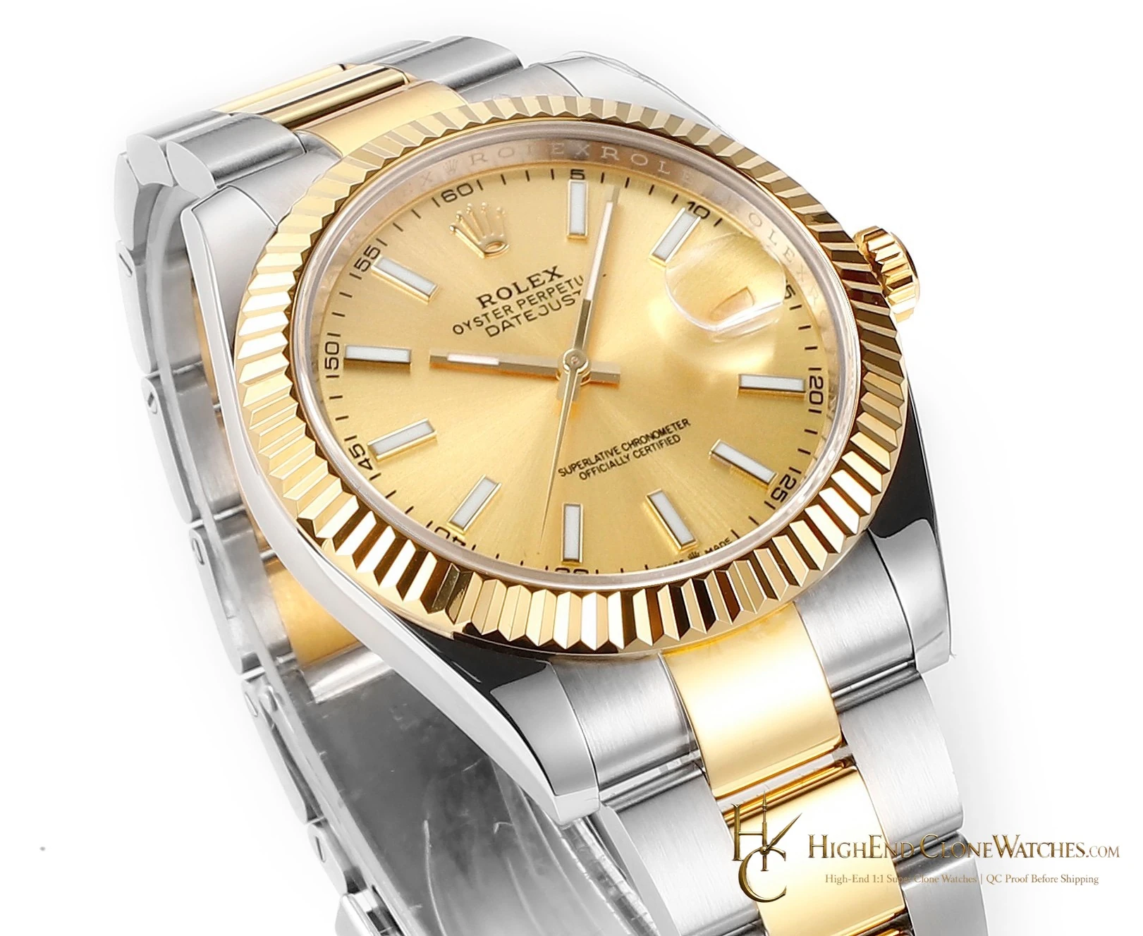 Rolex Datejust 126333-0009 dial and marker detail super clone watch