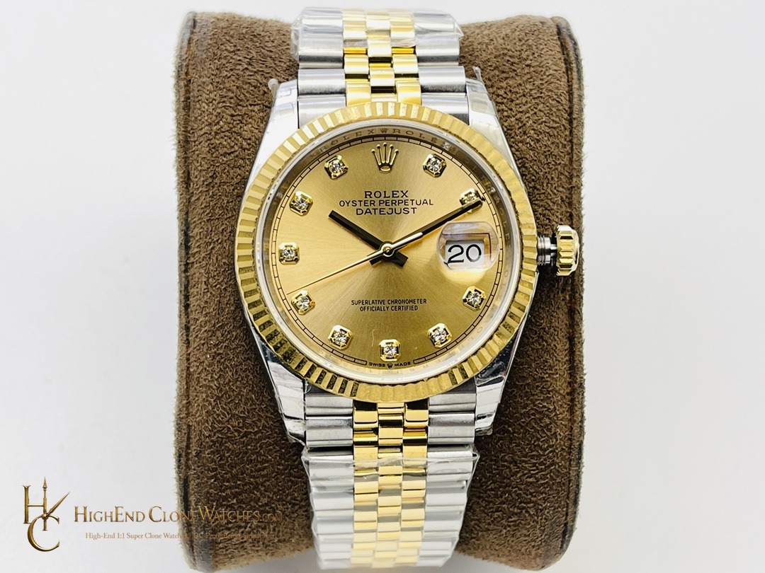 Rolex Datejust m126233-0017 front view super clone watch
