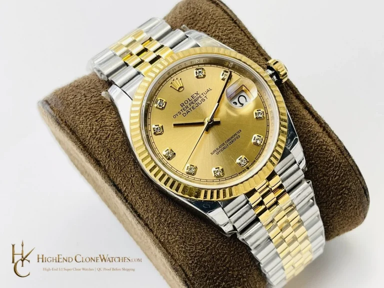 Rolex Datejust m126233-0017 angled dial view super clone watch