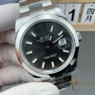 Rolex 126300 DateJust 41 angled dial view super clone watch