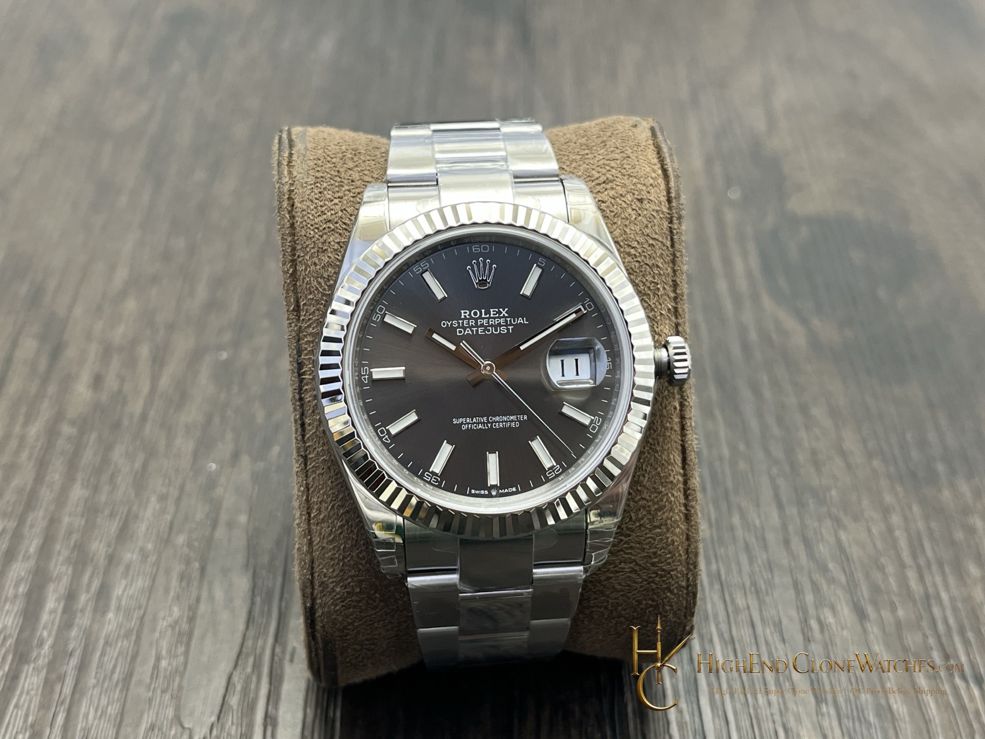Rolex Datejust 126334-0013 front view super clone watch