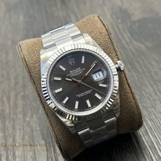 Rolex Datejust 126334-0013 angled dial view super clone watch