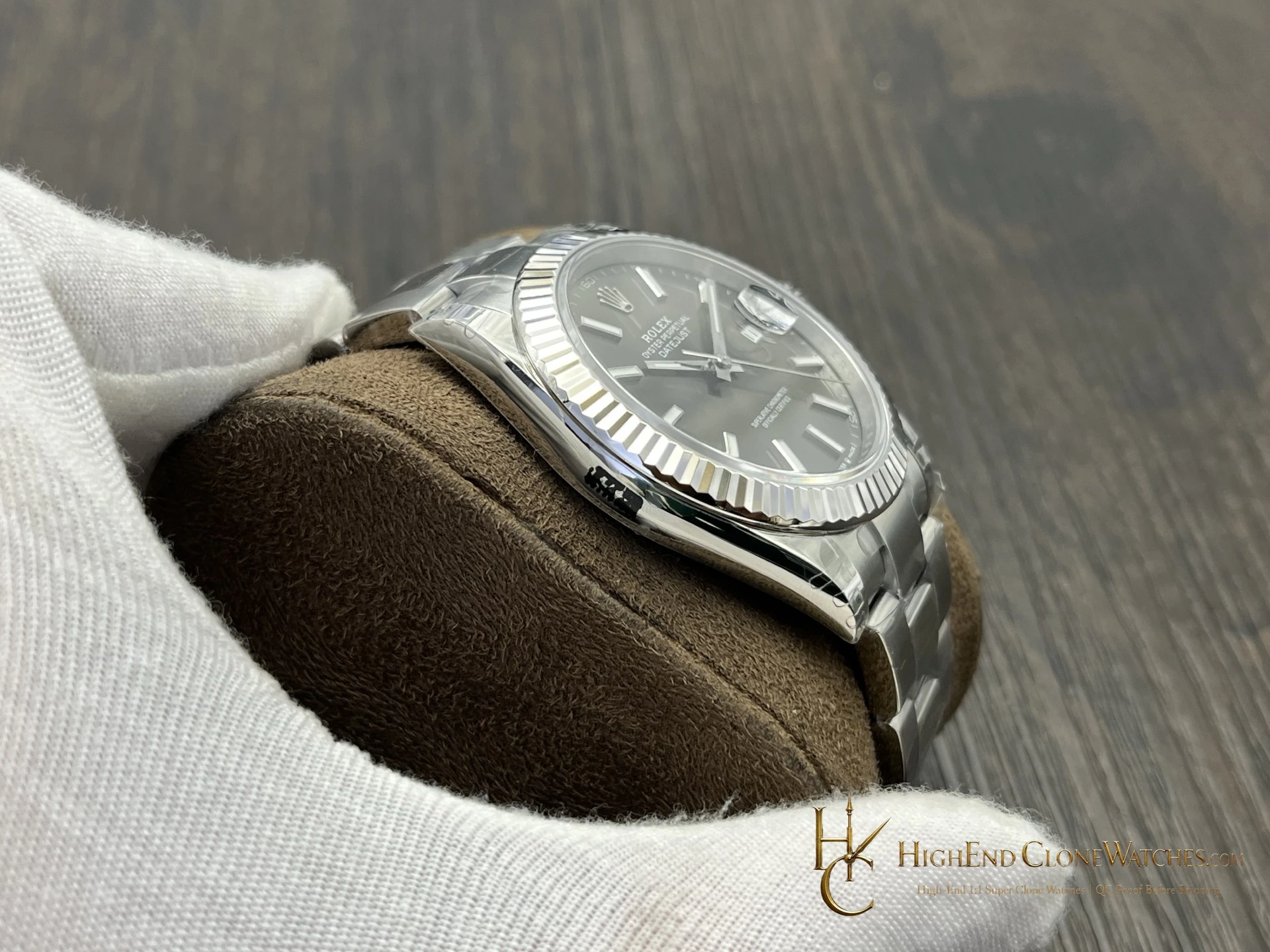 Rolex Datejust 126334-0013 side case profile super clone watch